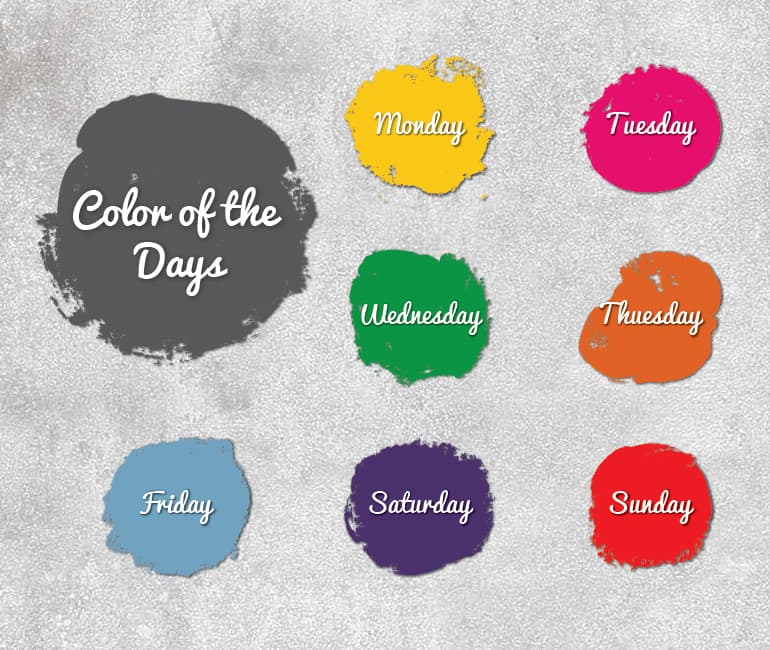 Colors used in Thai symbolism and ceremonial life