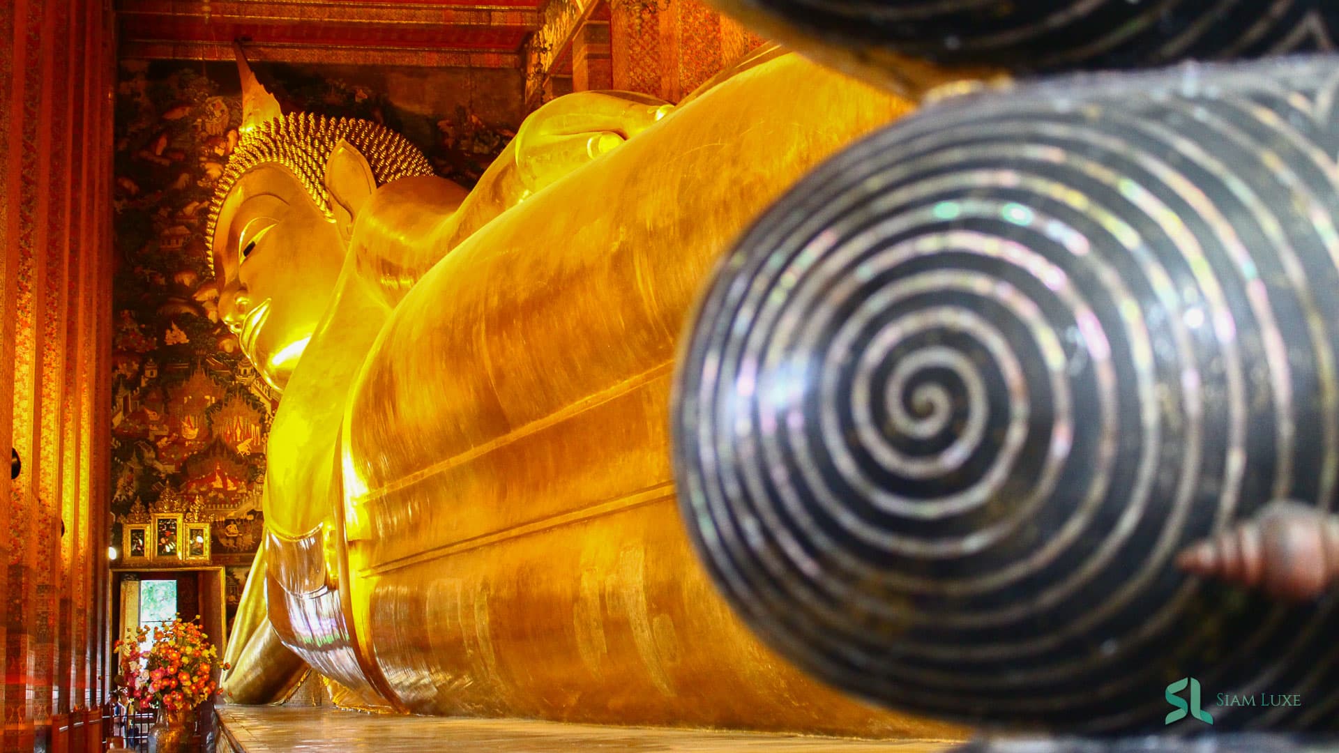 Grand Palace and temple architecture in Bangkok