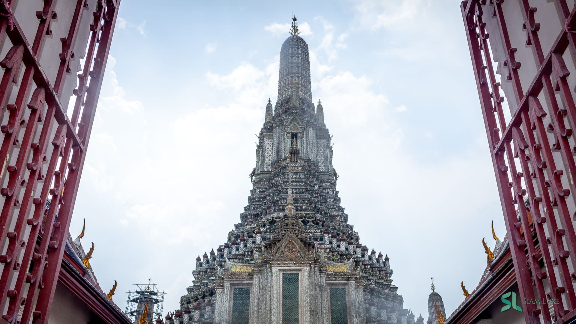 Wat Arun across the Chao Phraya River in Bangkok