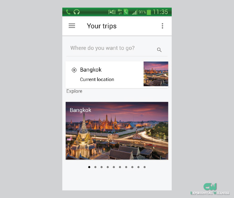 Google Trips Explores Bangkok Thailand