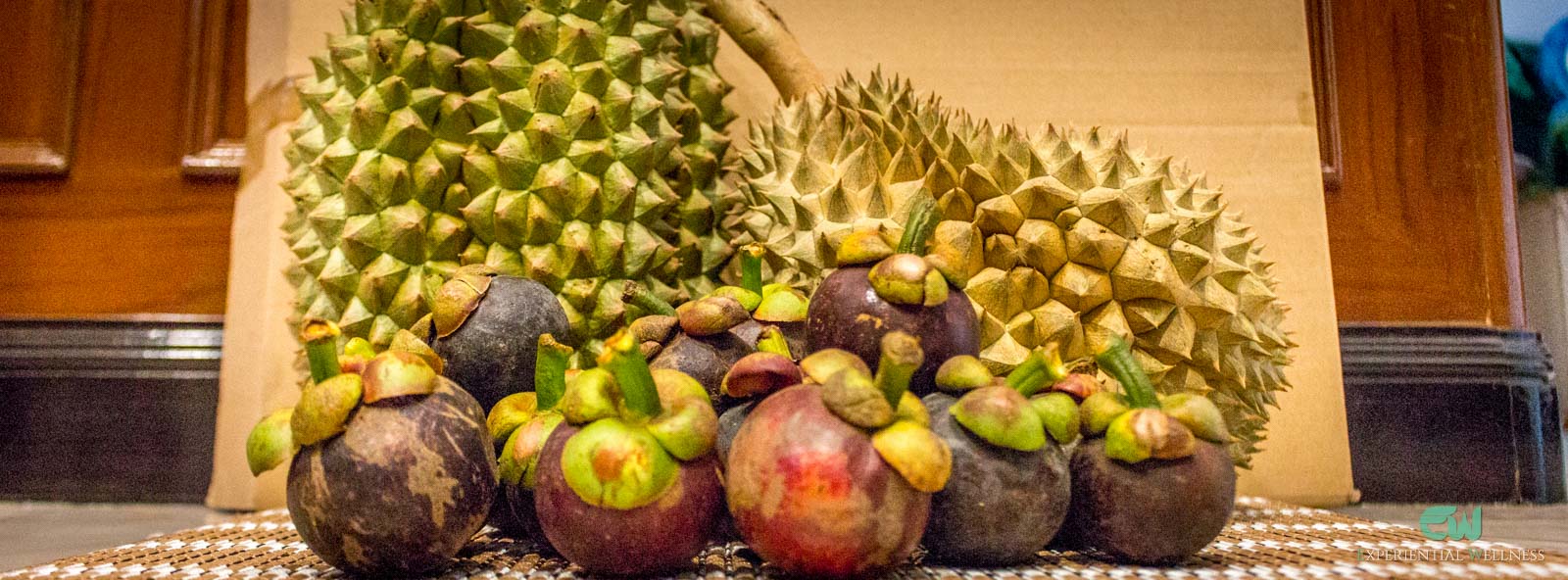 Durian and Mangoesteen, native to South East Asia, is known by Thai people as the King and Queen of all fruits