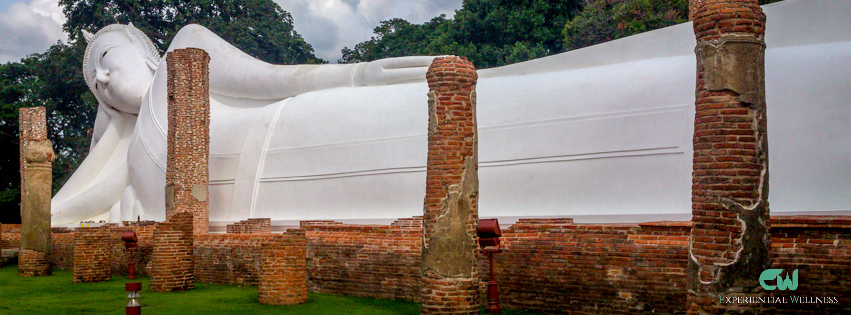 The Reclining Buddha image at Wat Khun Inthapramun