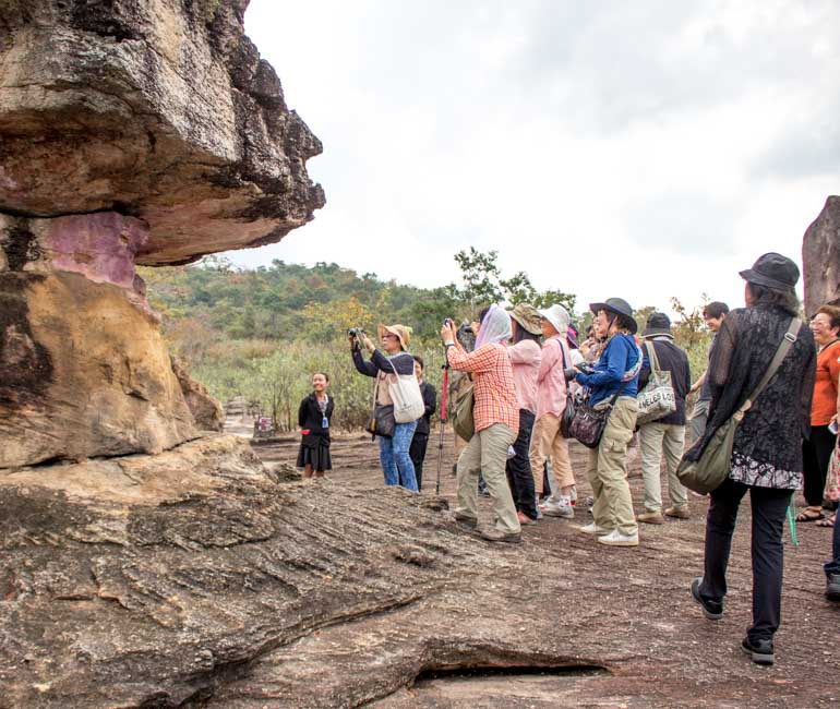 Foreign Tourists and Thailand Tour Guide