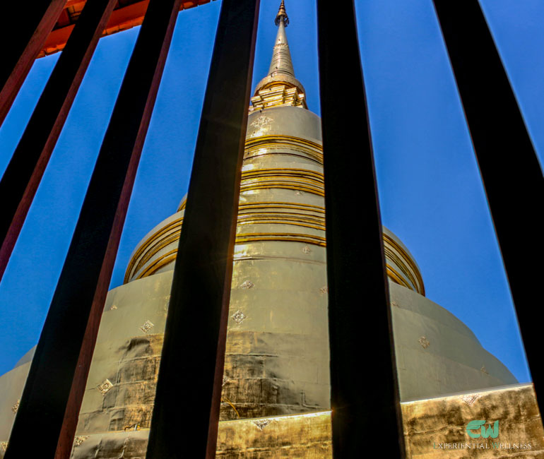 The Golden Stupa at Wat Phra Singh in Chiang Mai