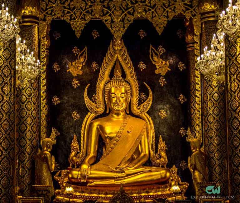 The world's most beautiful Buddha image, Phra Phuttha Chinnarat, taking from Wat Phra Sri Rattana Mahathat, Phitsanulok