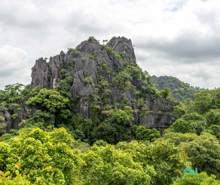 A beautiful cliff in Suan Hin Pha Ngam
