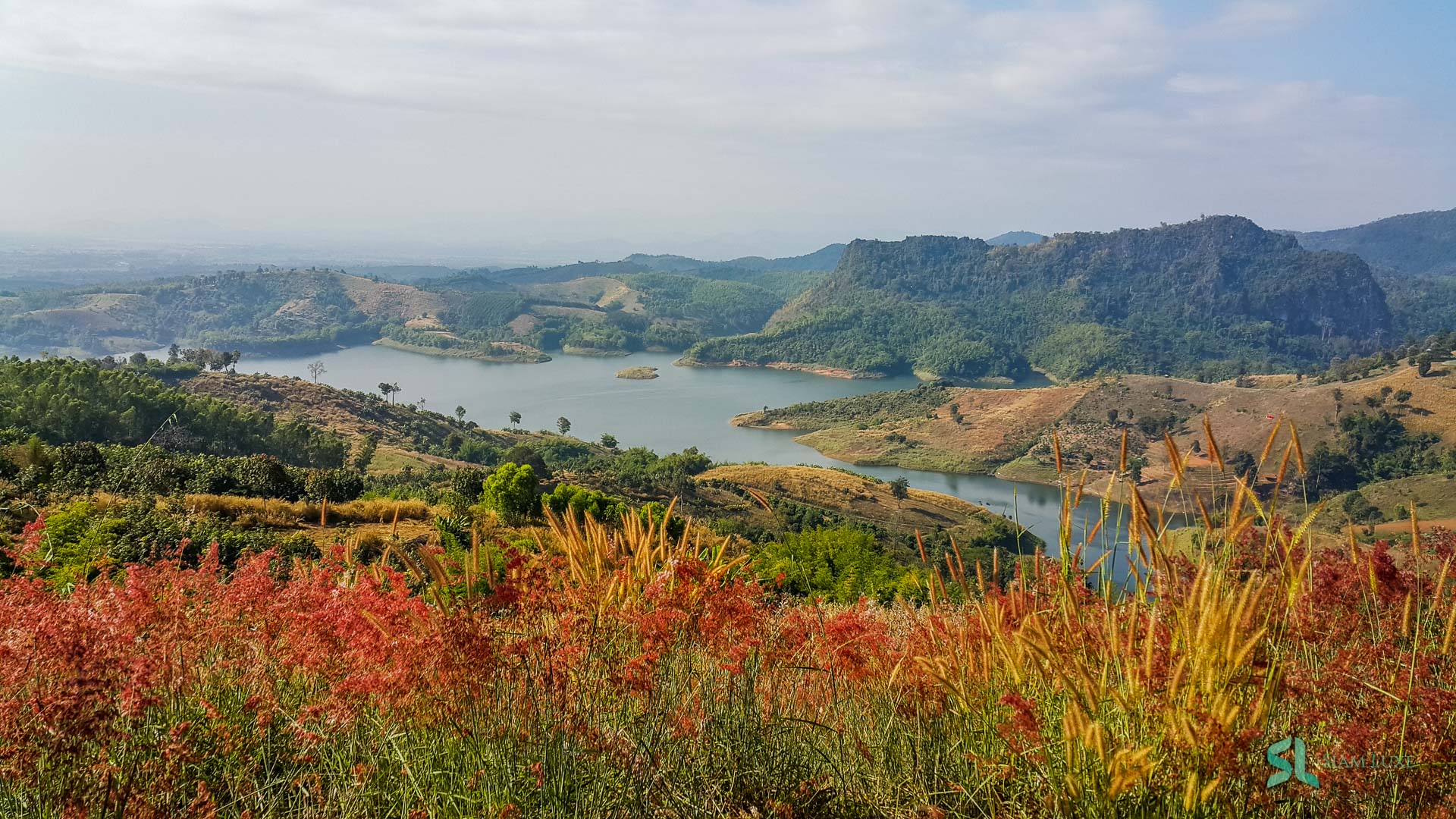 The great view point in Chiang Rai province, Thailand