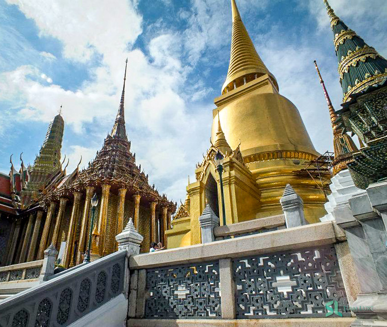 The Upper Terrace at Wat Phra Kaew, Bangkok, Thailand
